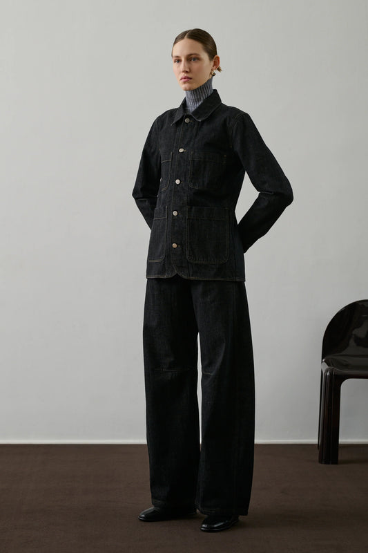 Jean Gaspard Denim Brut Noir - Soeur