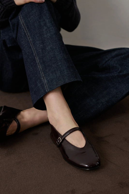 Ballerines Madeline Bordeaux foncé - Soeur