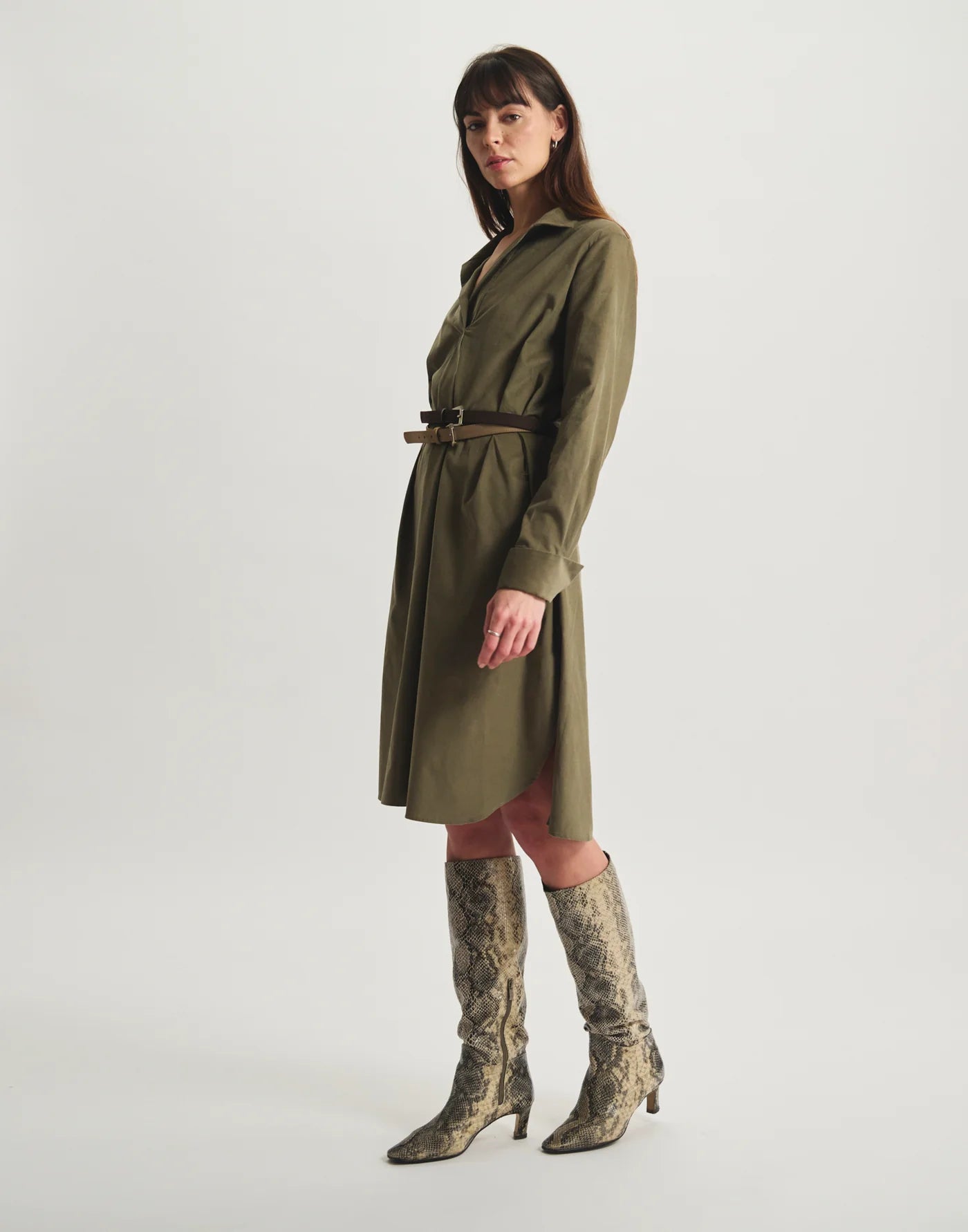 Robe Noella Kaki - Inès de la Fressange