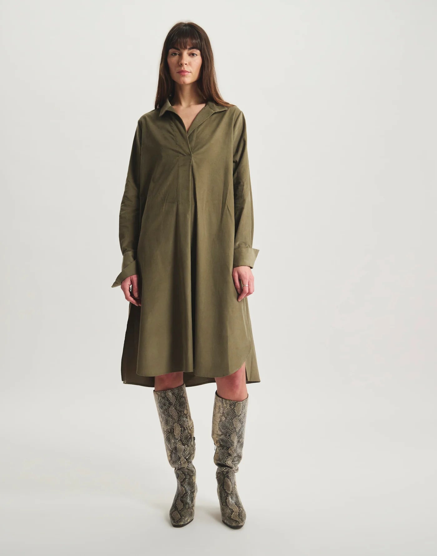 Robe Noella Kaki - Inès de la Fressange