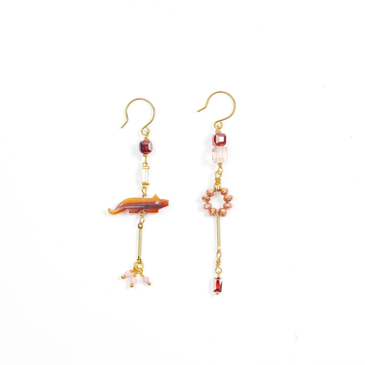 Boucles d'oreilles Kitzu- Murielle Perrotti