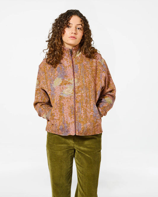 Veste Ema Nympheas Multi - Khaki - HomeCore