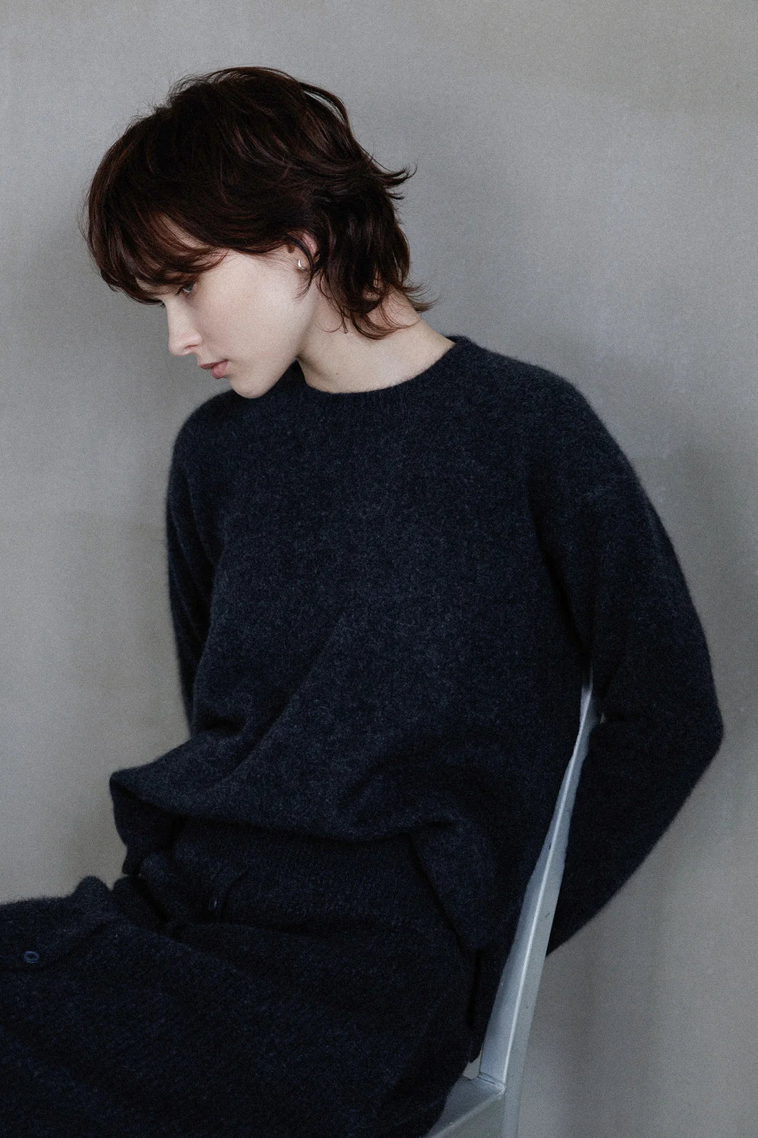 Pull en laine à boutons latéraux - CT Plage