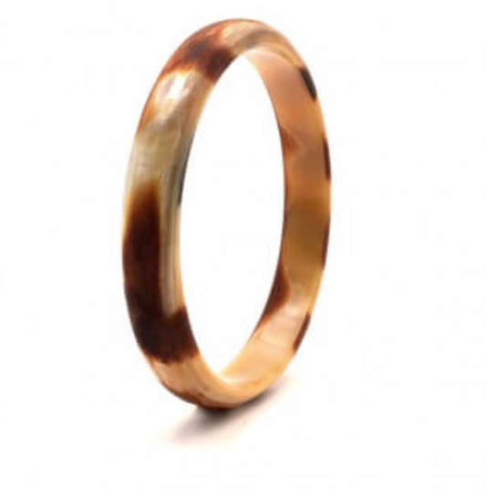 Jonc en corne 10mm Terre inconnues - Coucot