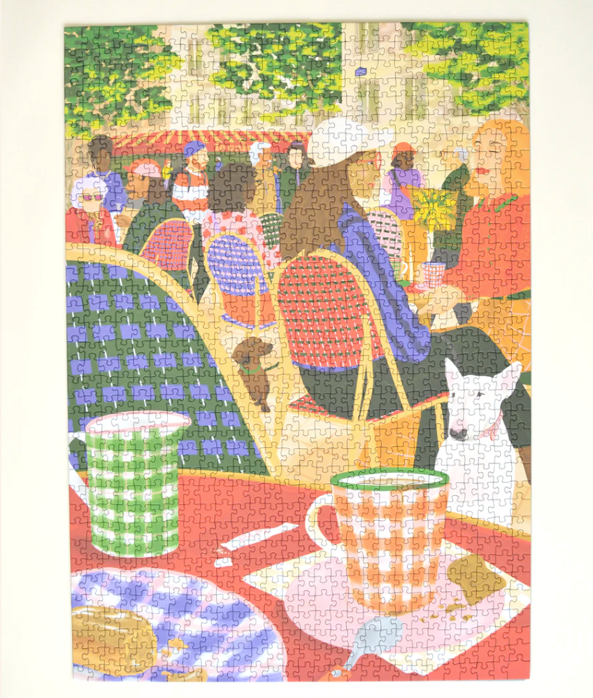 Puzzle complété Regarder les gens