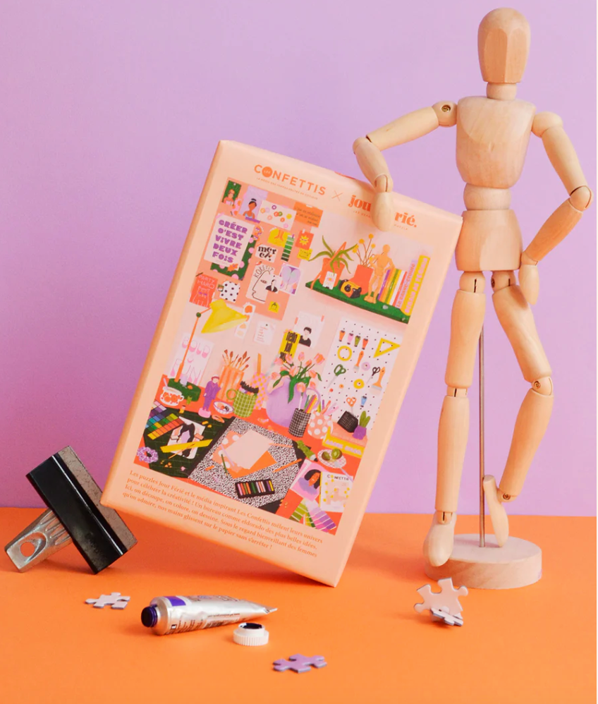 Puzzle Jour Férié n°10 - Du feutre sur les mains 500 PCS