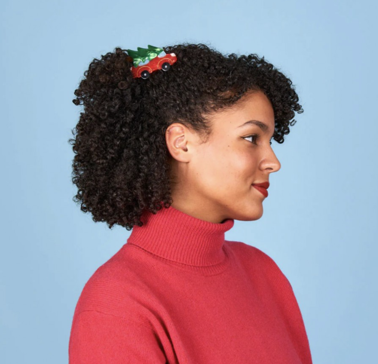 Pince à cheveux Voiture de Noël - Coucou Suzette