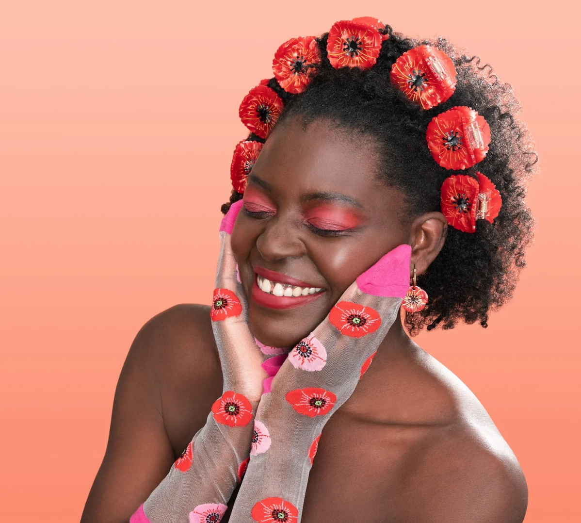 Pince à cheveux Coquelicot - Coucou Suzette
