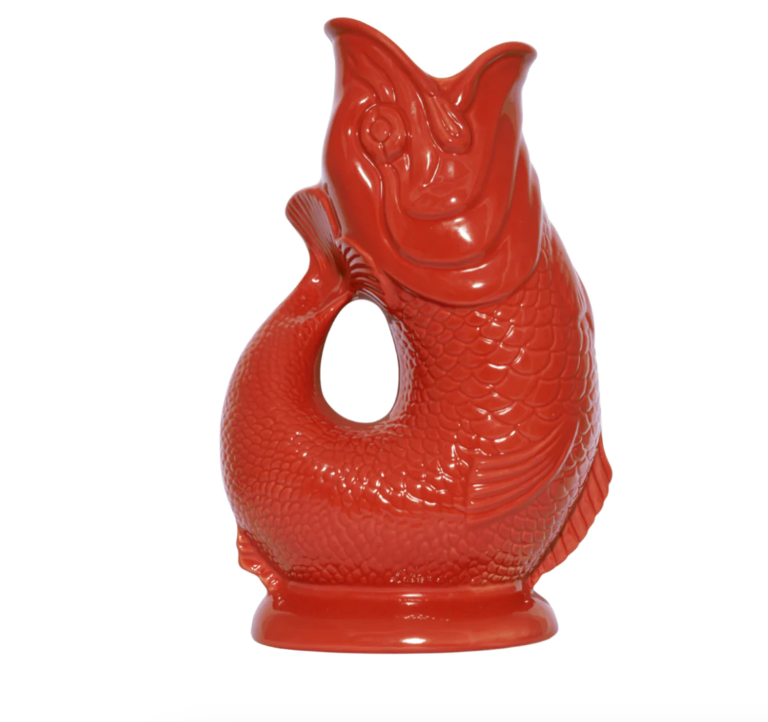 Carafe Glouglou Rouge - Wade Ceramics