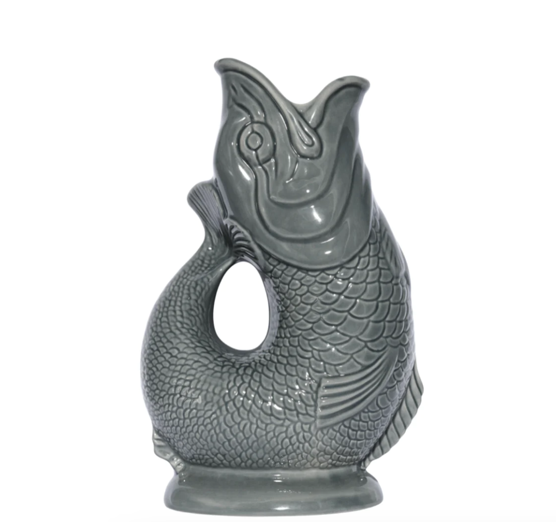 Carafe Glouglou Gris Foncé - Wade Ceramics