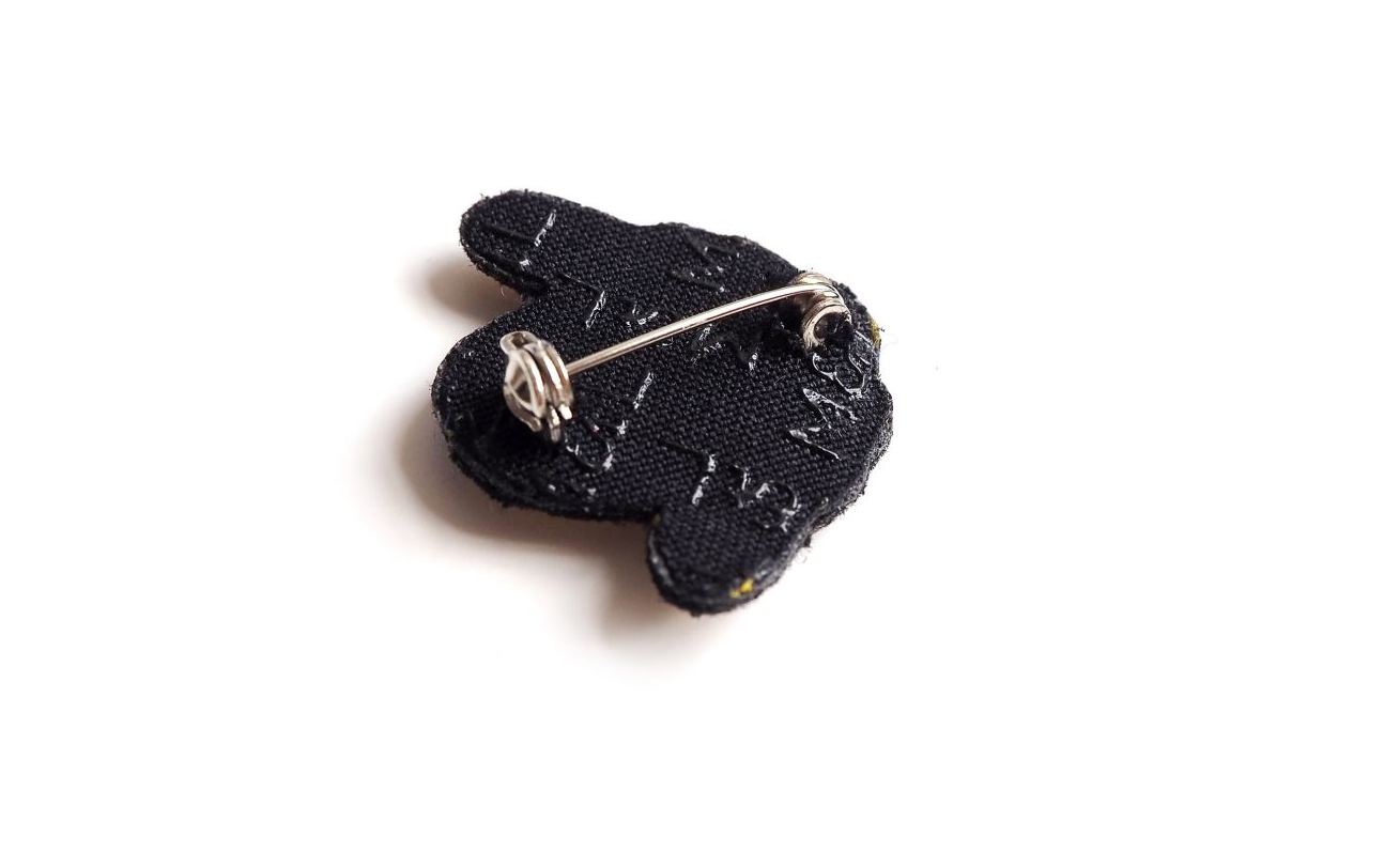 Broche Tête de Mouton bleue - Macon & Lesquoy