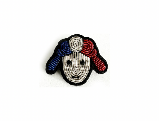 Broche Tête de Mouton Tricolore - Macon & Lesquoy