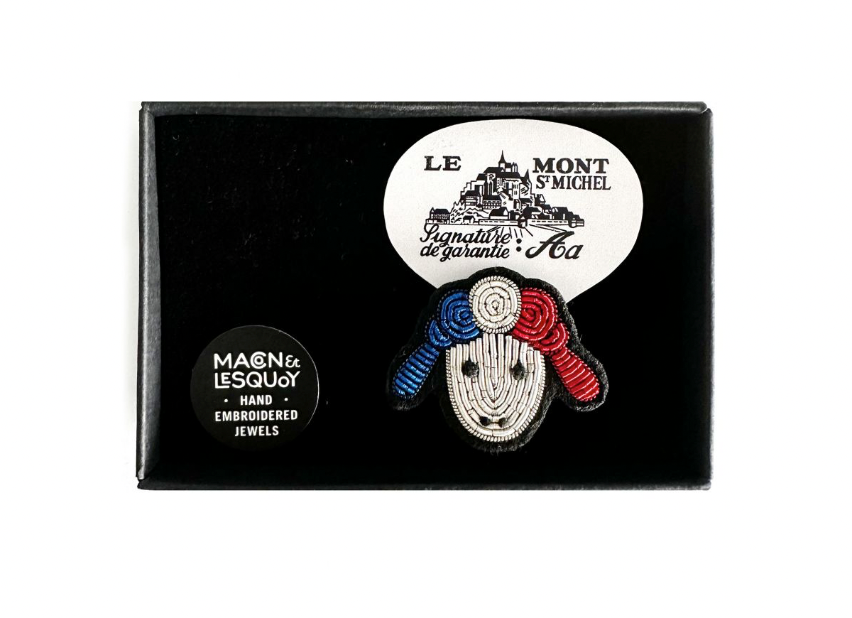 Broche Tête de Mouton Tricolore - Macon & Lesquoy