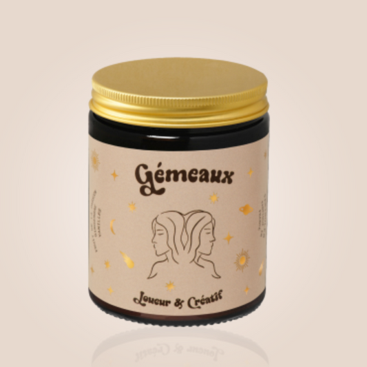 Bougie astro gémeaux - Fariboles