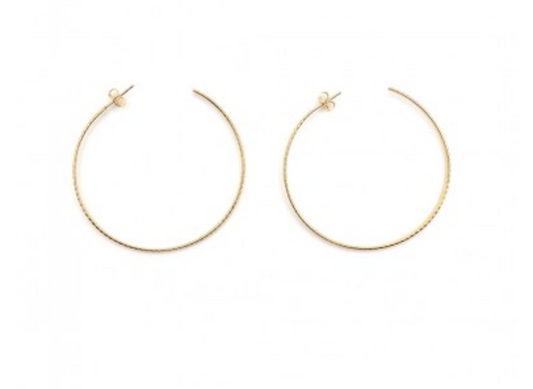 Créoles en plaqué or Anna - Coucot