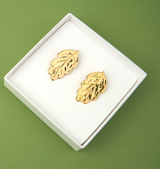 Boucles d'oreilles Feuille - Coucou Suzette