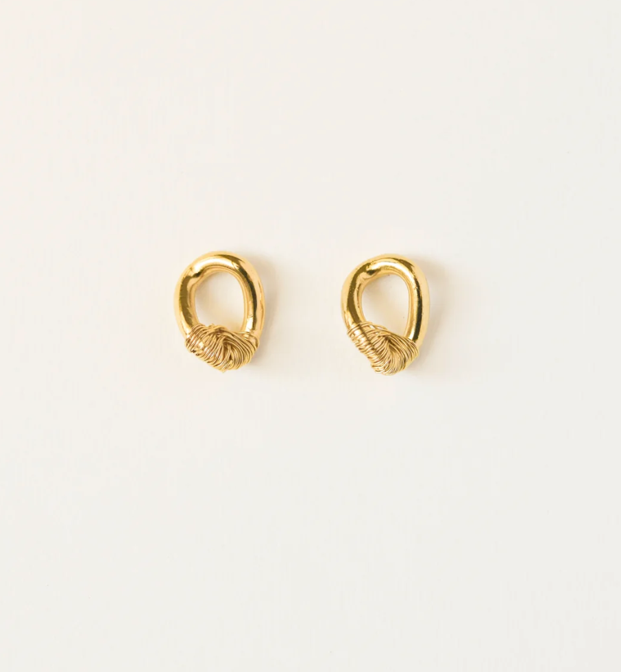 Boucles d'oreilles Hiro rondes - Judith Benita
