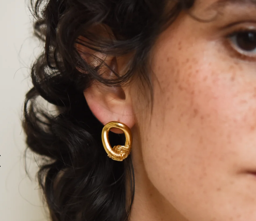 Boucles d'oreilles Hiro rondes - Judith Benita