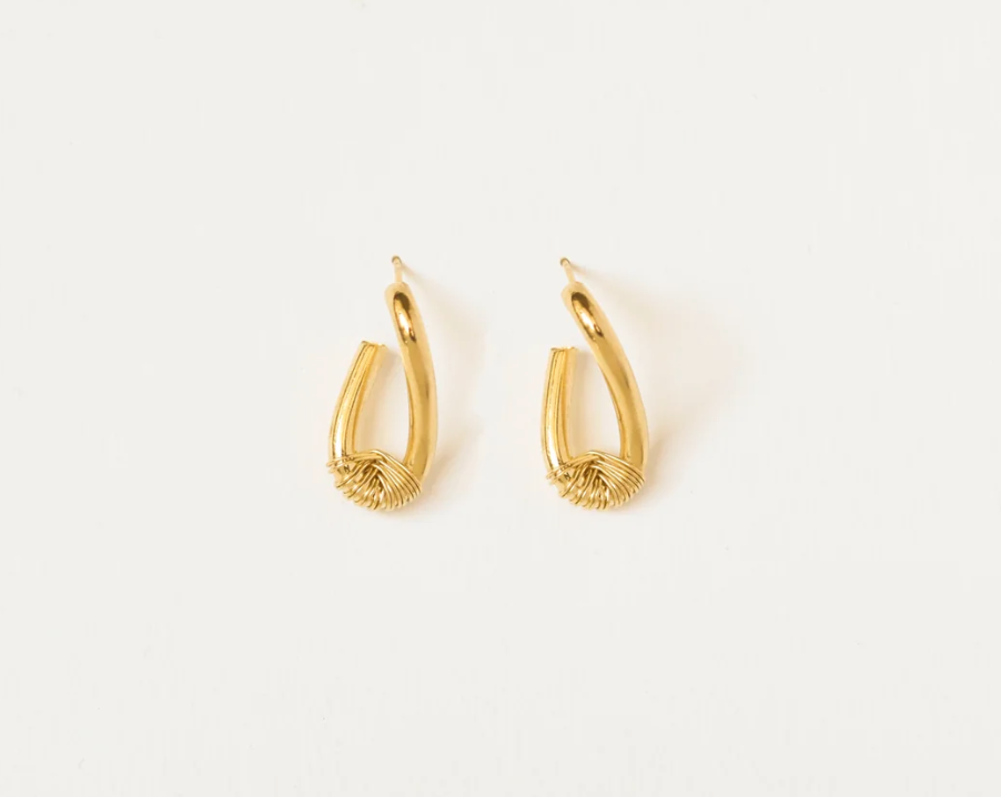 Boucles d'oreilles Hiro Ovales - Judith Benita