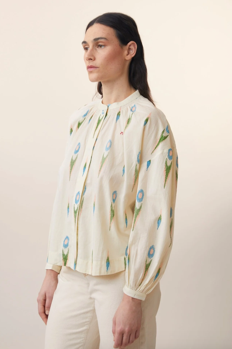 Chemise Viviane N°732 Ikat Natural - MoisMont