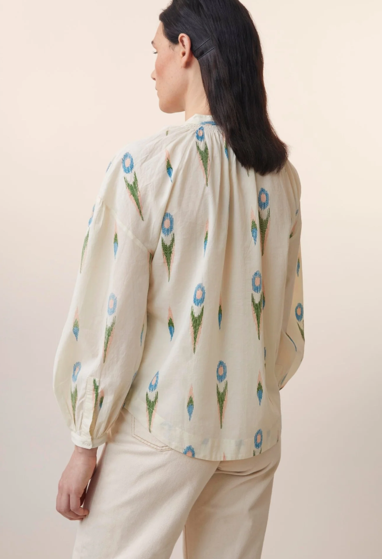 Chemise Viviane N°732 Ikat Natural - MoisMont