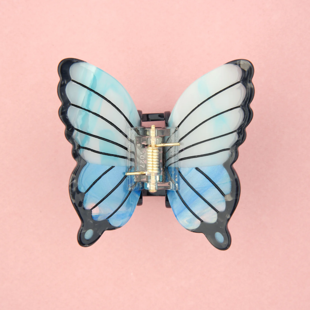 Pince à cheveux Papillon Bleu - Coucou Suzette