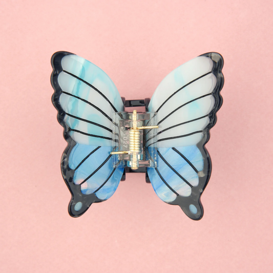 Pince à cheveux Papillon Bleu - Coucou Suzette