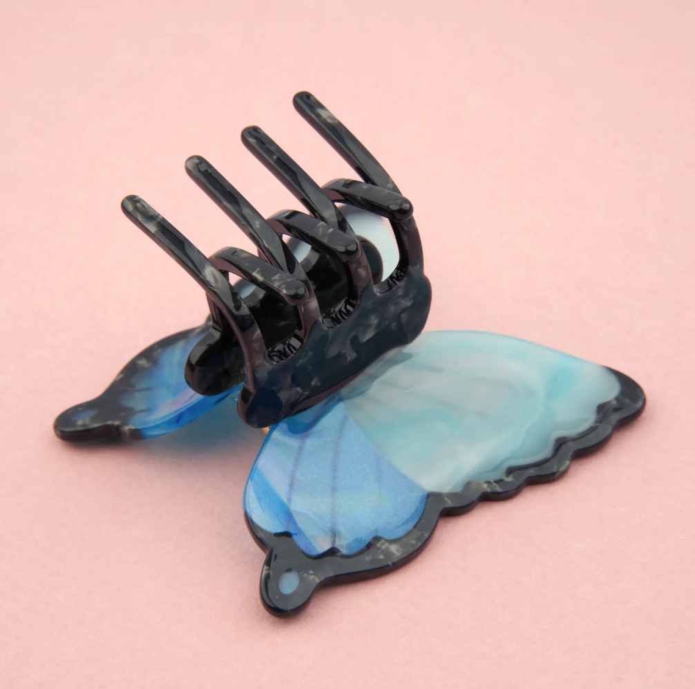 Pince à cheveux Papillon Bleu - Coucou Suzette