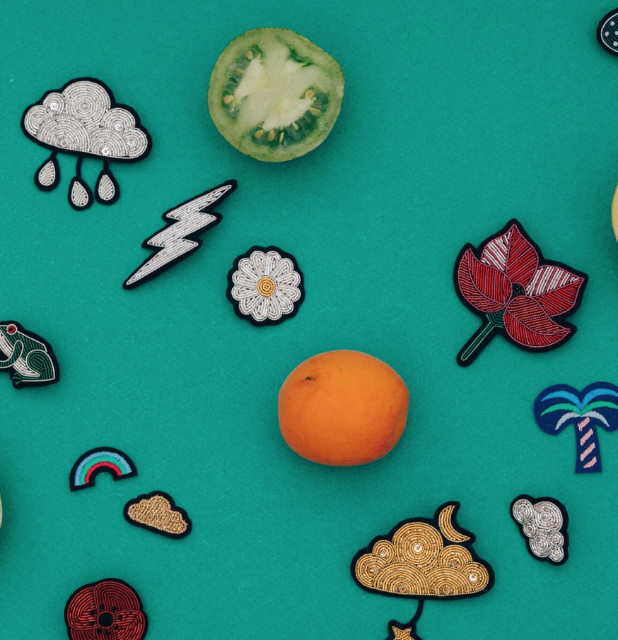 Broche Nuage et Pluie - Macon & Lesquoy