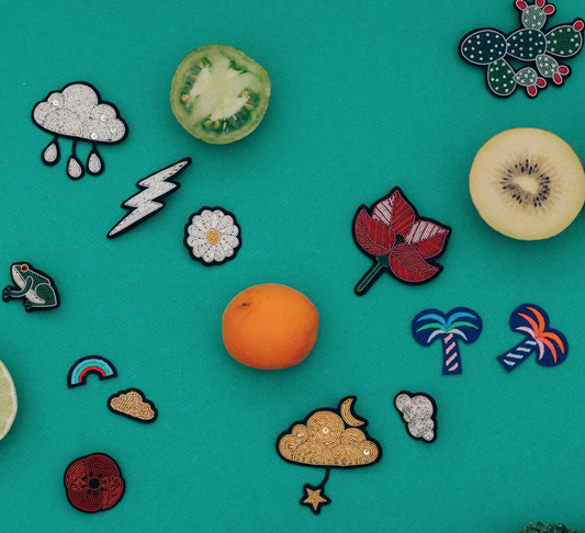 Broche nuage et Etoile - Macon & Lesquoy