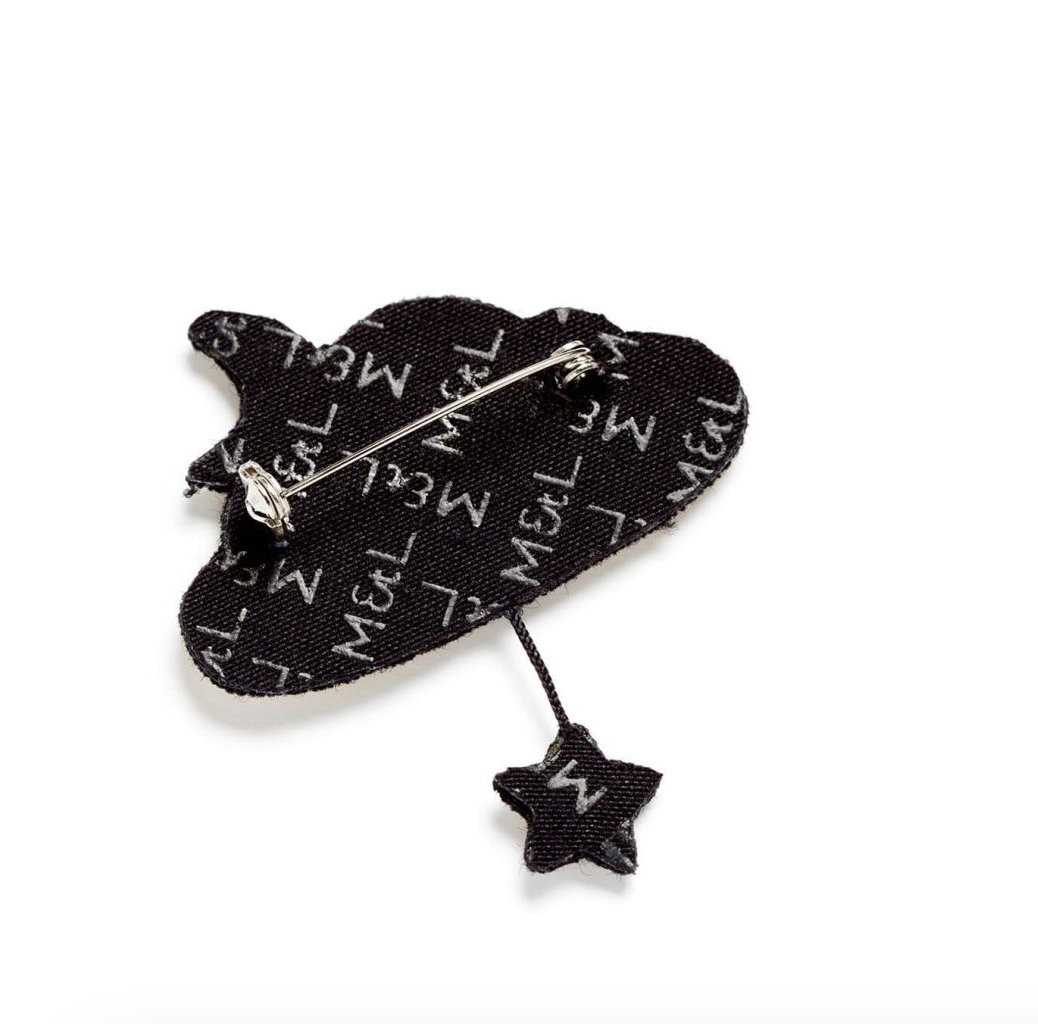 Broche nuage et Etoile - Macon & Lesquoy