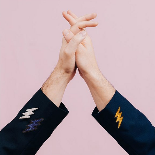 Broche Petit Éclair Or - Macon & Lesquoy