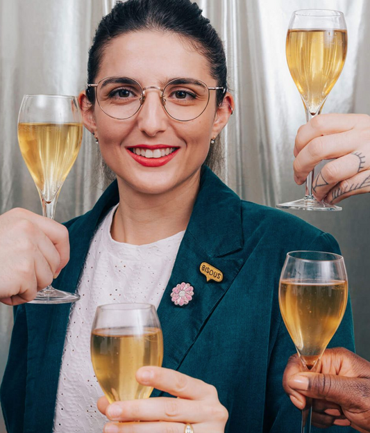 Broche Bisous Or - Macon & Lesquoy