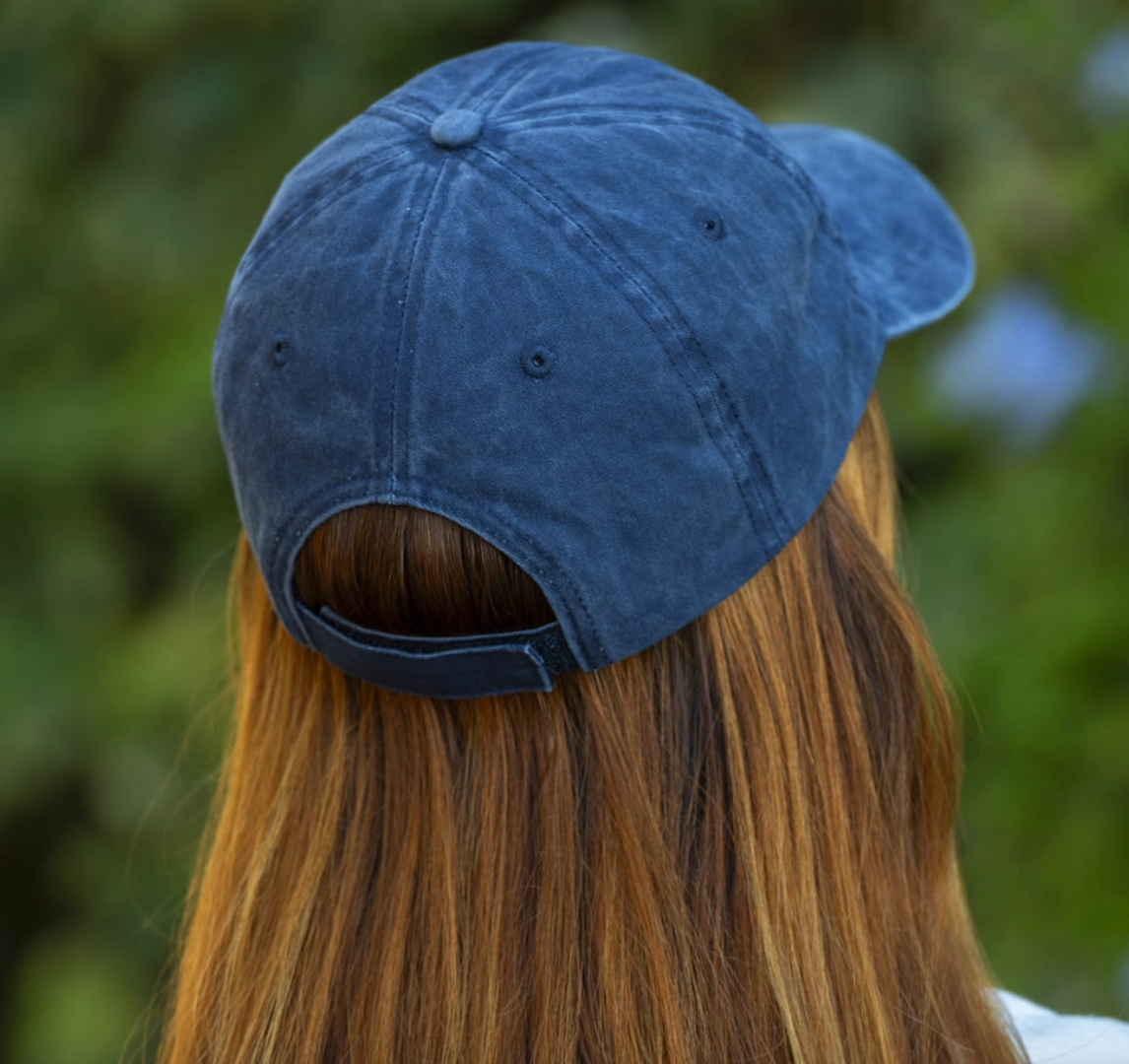Casquette Coton Bio navy - Travaux en cours