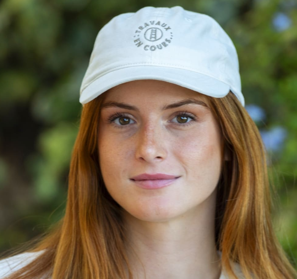 Casquette Coton Bio Ivoire - Travaux en cours