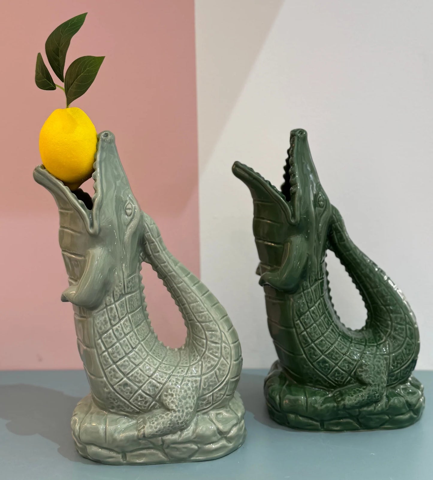 Carafe Krokigluck Vert Sauge - Wade Ceramics