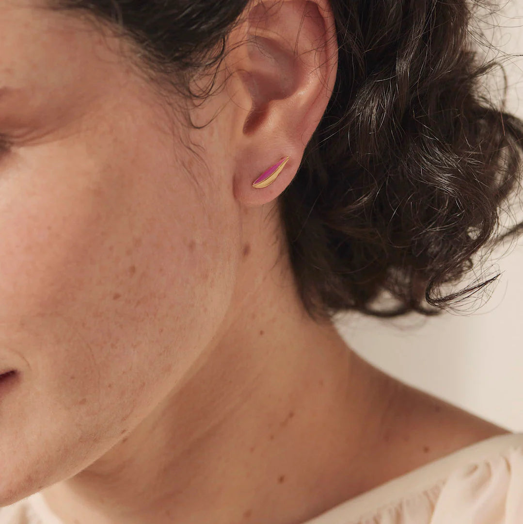 Boucles d'oreilles Puces Calices - Nadja Carlotti