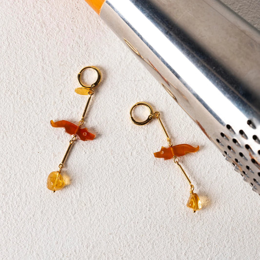 Boucles d'oreilles Kitzu - Murielle Perroti