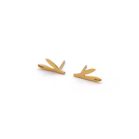 Petites Boucles d'oreilles Puces Brin - Nadja Carlotti