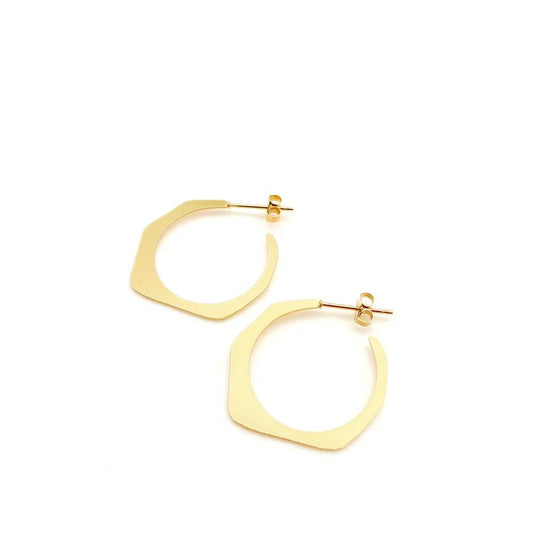 Petites Boucles d'oreilles Créoles Dune - Nadja Carlotti