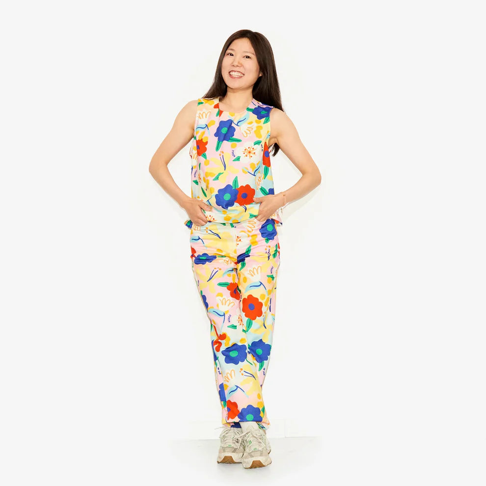 Pantalon Flower Power - World of Pop