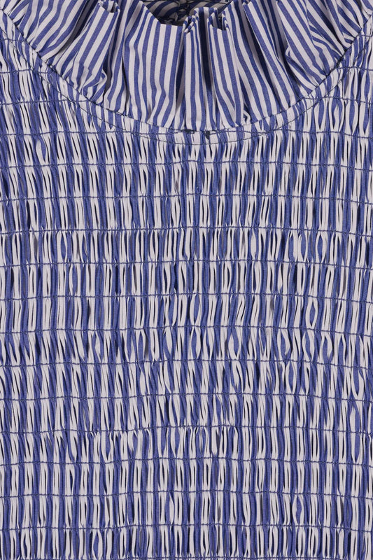 Chemise Aleria Rayures bleu marine - Maria de la Orden