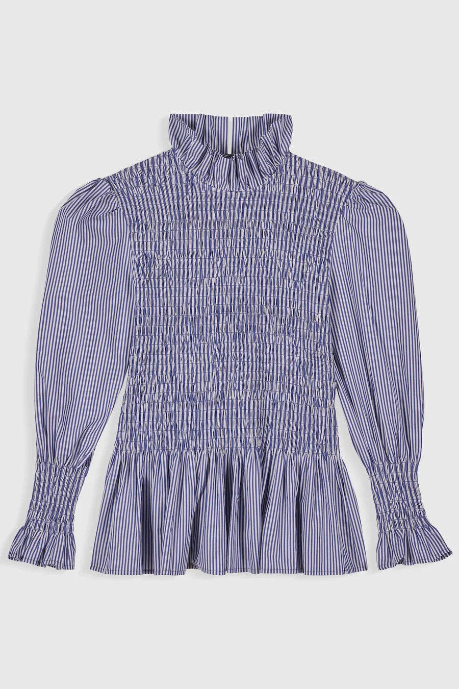 Chemise Aleria Rayures bleu marine - Maria de la Orden