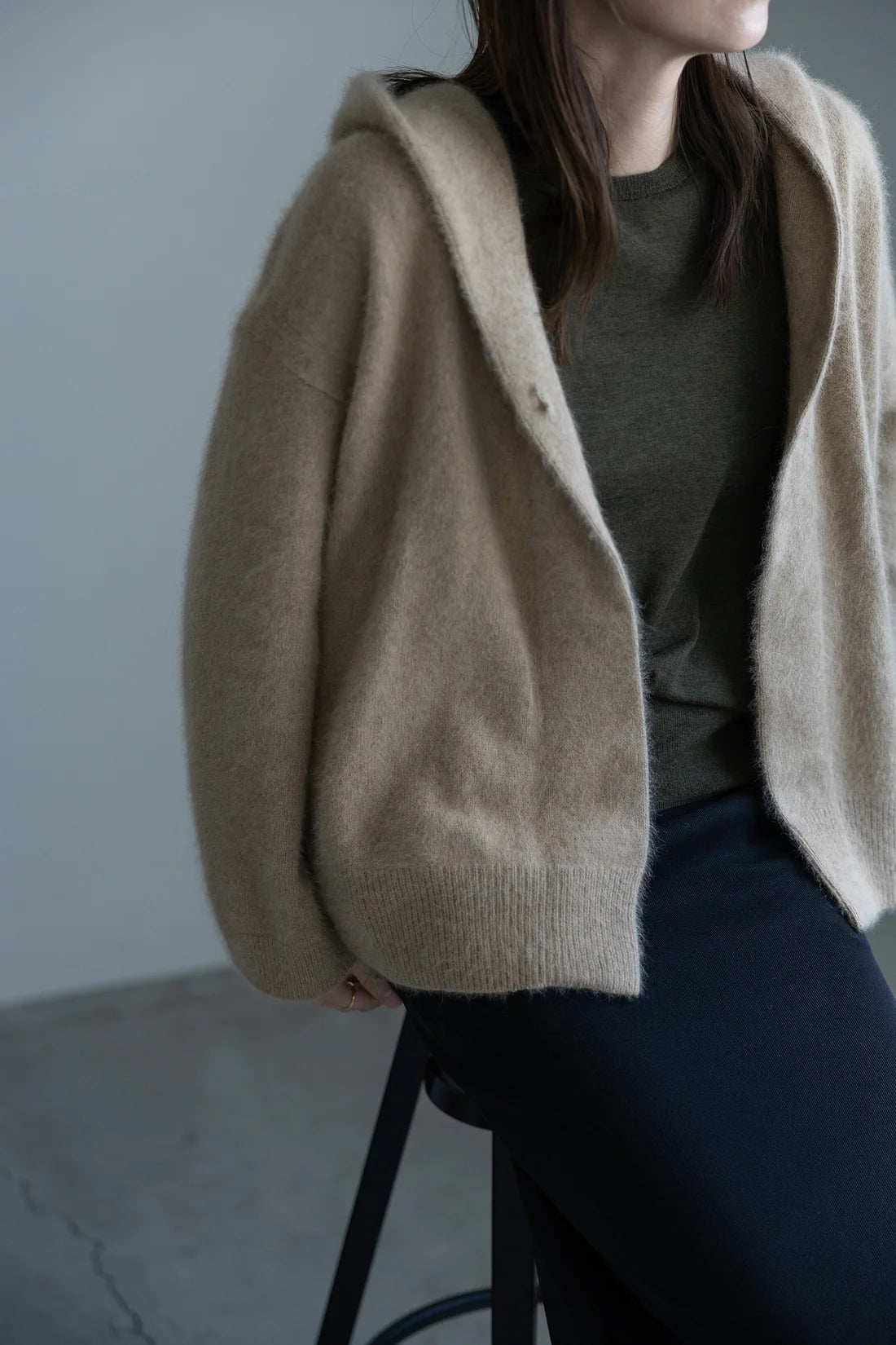 Cardigan à capuche - CT Plage