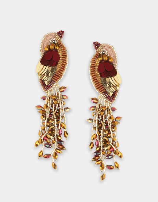 Boucles d'oreilles Kingfisher - Olivia Dar