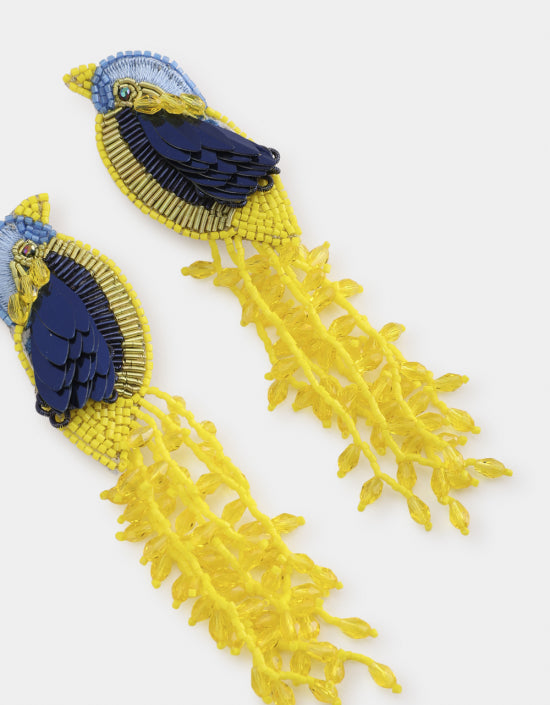 Boucles d'oreilles Kingfisher - Olivia Dar