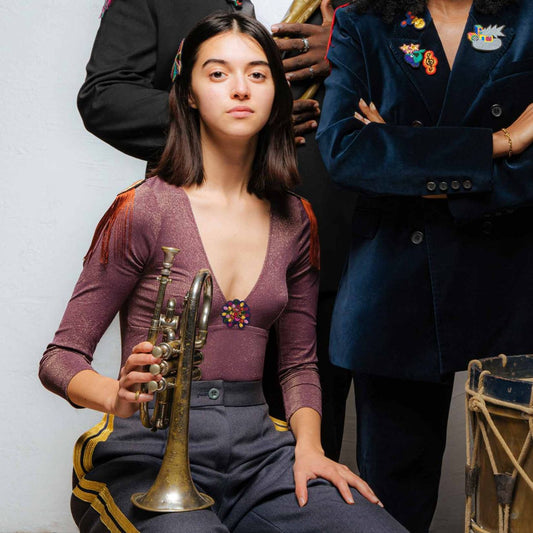 Broche Multico-Paon - Macon & Lesquoy