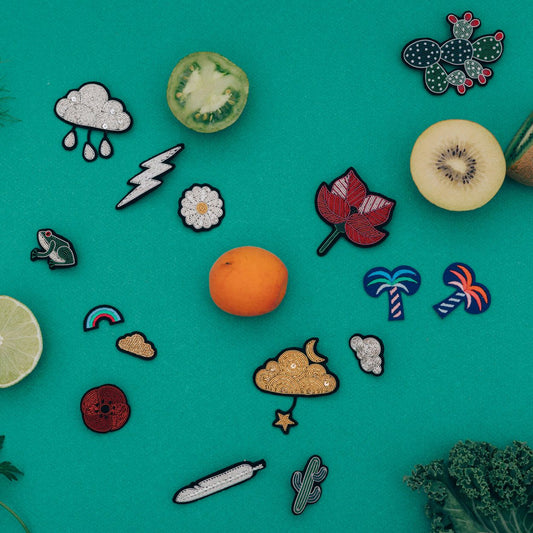 Broche Nuage et Pluie - Macon & Lesquoy