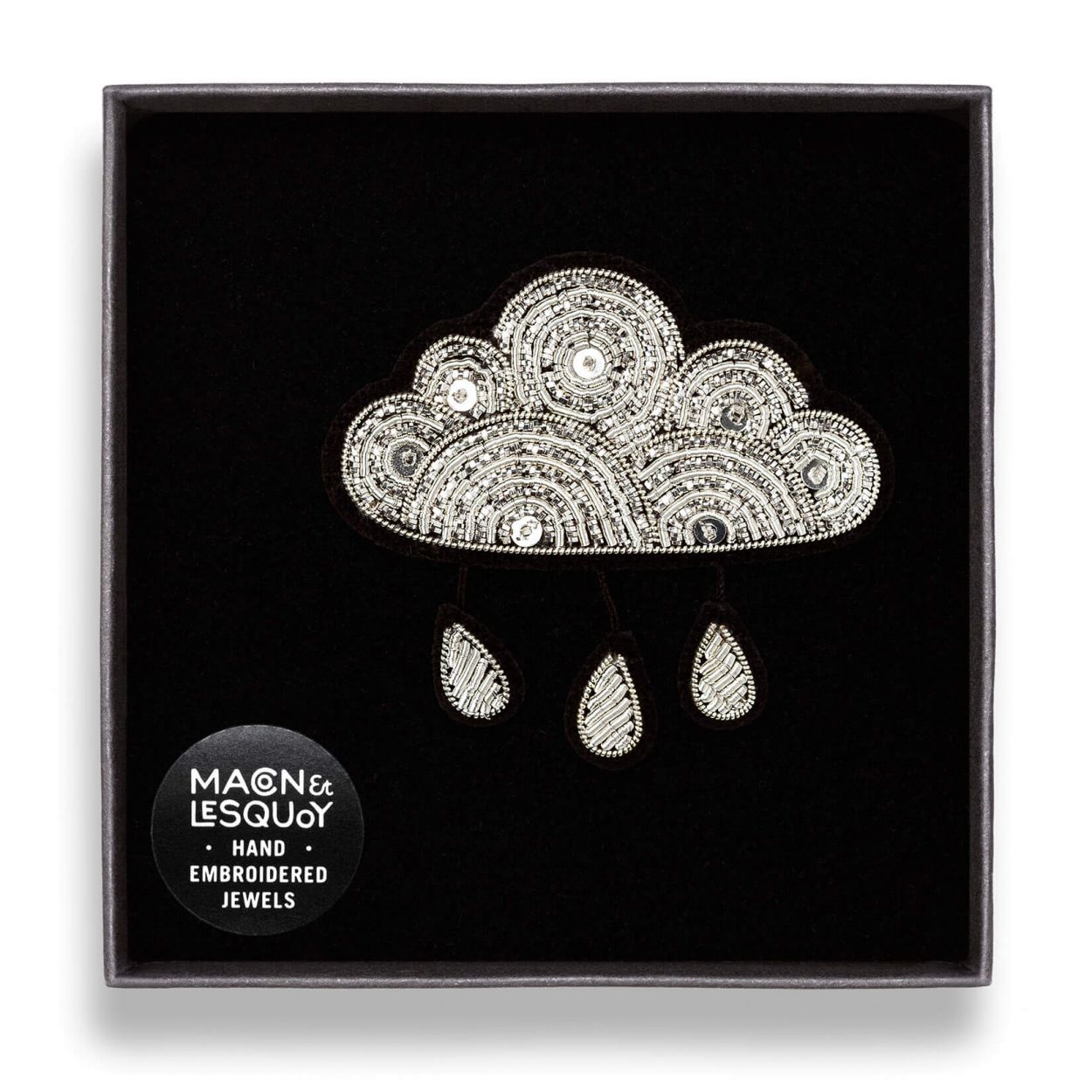 Broche Nuage et Pluie - Macon & Lesquoy