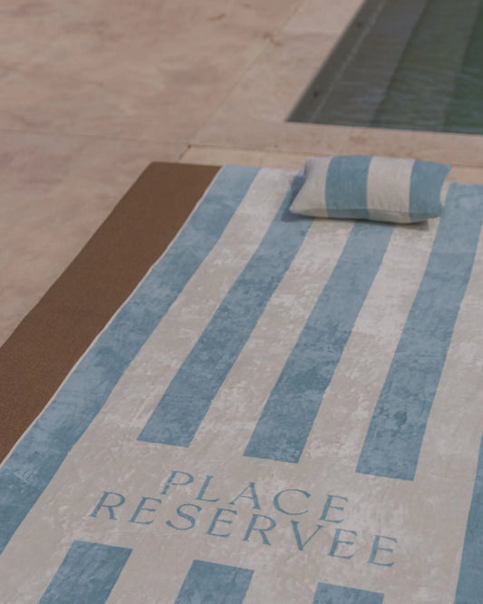 Grand drap de plage - Place réservée
